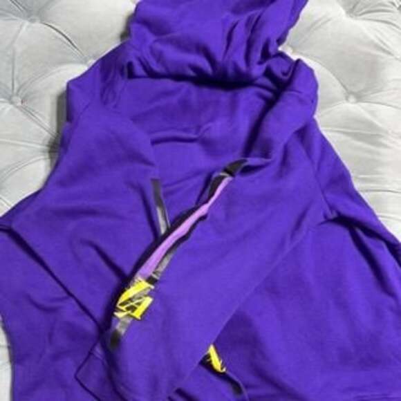 Los Angeles Lakers "Lakeshow" Hoodie Purple & Yellow NBA Basketball 3XL - Picture 6 of 6